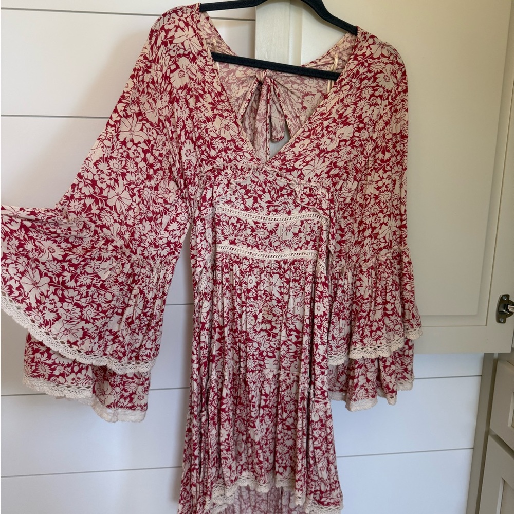Free People Textured floral dress
